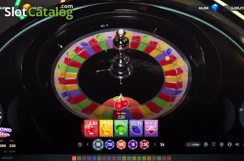 Captura de tela4. Diamond Fruits (Popok Gaming) slot