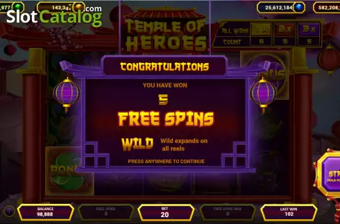 Скрін5. Temple of Heroes (Popok Gaming) слот