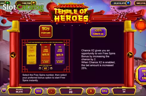 Скрин8. Temple of Heroes (Popok Gaming) слот