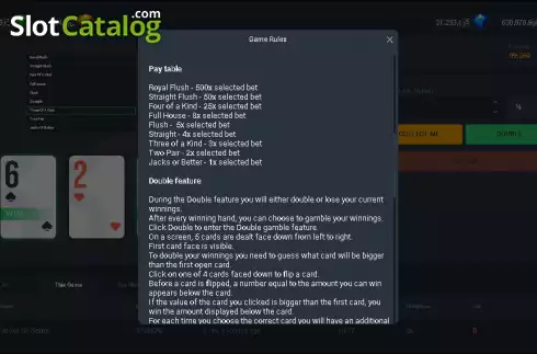 Captura de tela5. Jacks or Better (Popok Gaming) slot
