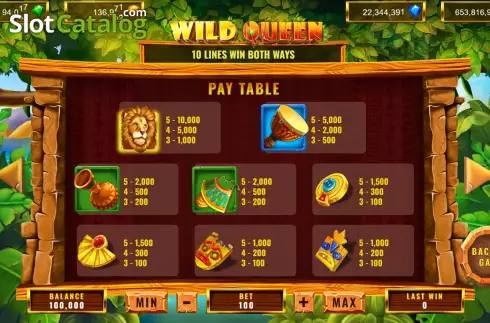 Captura de tela8. Wild Queen slot