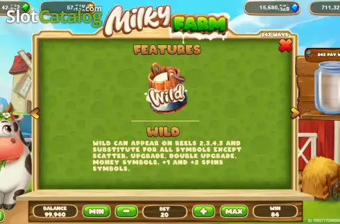 Bildschirm6. Milky Farm slot