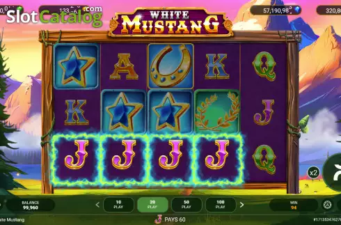 Bildschirm3. White Mustang slot