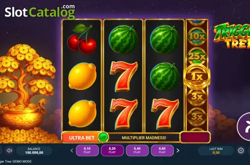 Schermo2. Trigger Tree slot