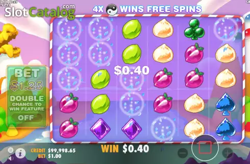 Win screen 2. Candy Village slot
