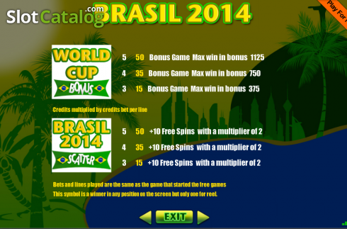 画面6. Brasil2014 (9) カジノスロット