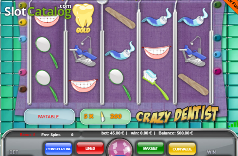 Screen2. Crazy Dentist (9) slot