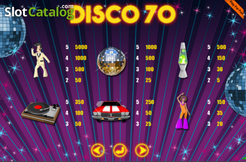 Screen7. Disco Seventies slot