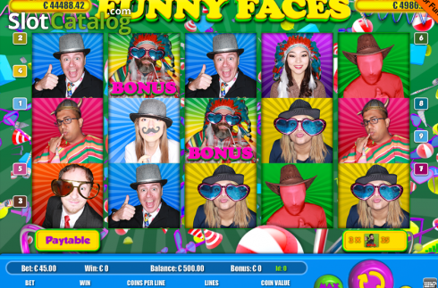 Écran2. Funny Faces (9)  Machine à sous