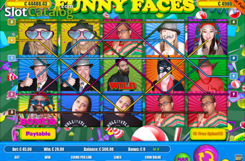 Screen4. Funny Faces (9)  slot