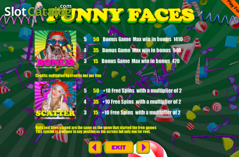 Screen6. Funny Faces (9)  slot