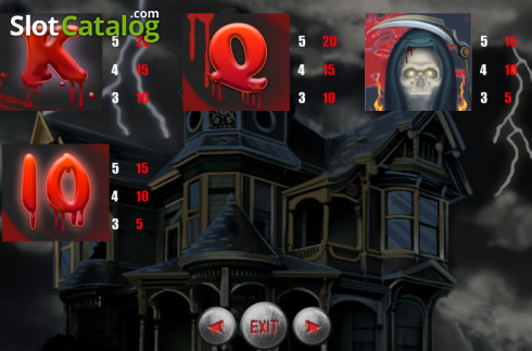 Bildschirm8. Horror House (Portomaso Gaming) slot