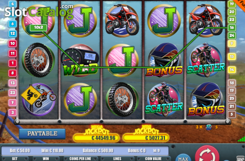 Screen3. Monster of motocross slot