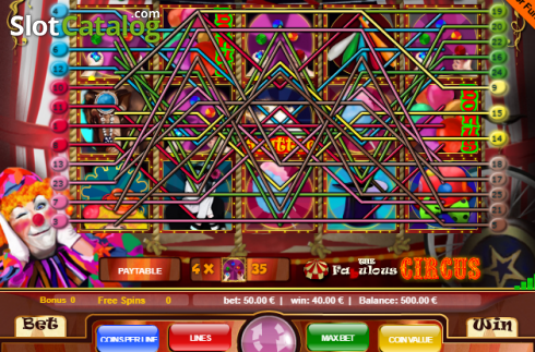 Bildschirm4. The Circus slot