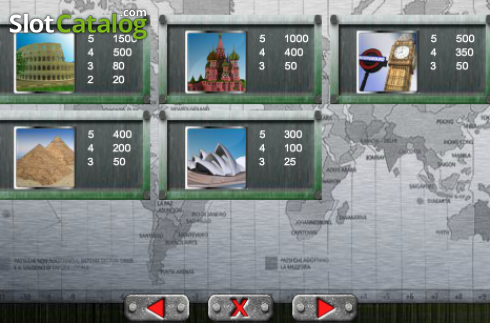 画面7. World Capitals カジノスロット