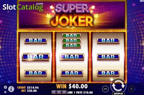 Skärmdump5. Super Joker (Pragmatic Play) slot