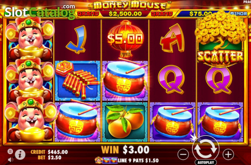 Bildschirm6. Money Mouse (Pragmatic Play) slot