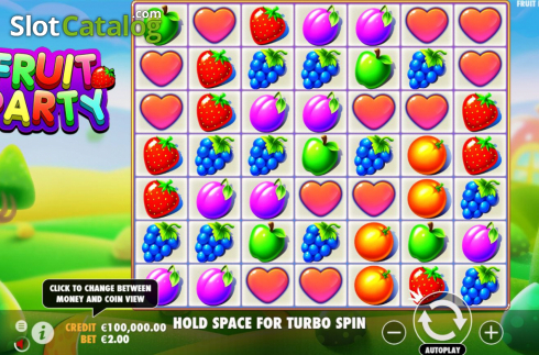 Reel Screen. Fruit Party (Pragmatic Play) slot