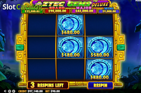 Bildschirm6. Aztec Gems Deluxe slot