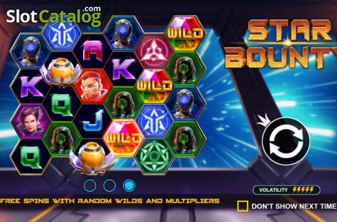 Start Screen 3. Star Bounty slot