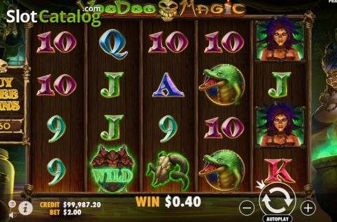 Win Screen 1. Voodoo Magic (Pragmatic Play) slot
