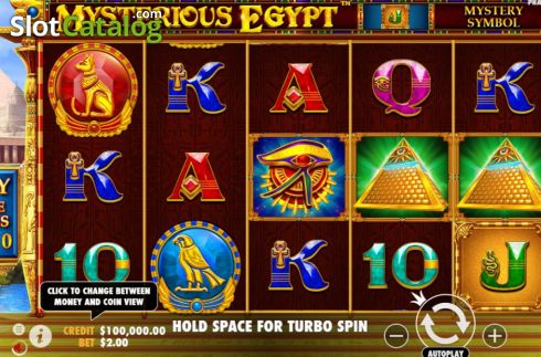 Ecran3. Mysterious Egypt slot