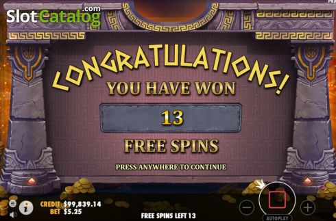 Free Spins 2. The Hand of Midas slot