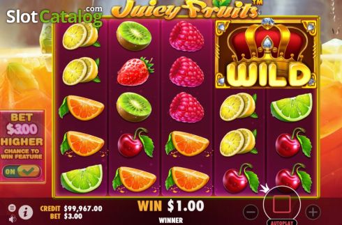 Ecran5. Juicy Fruits (Pragmatic Play) slot