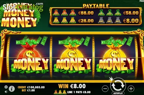 Win Screen 4. Money Money Money slot