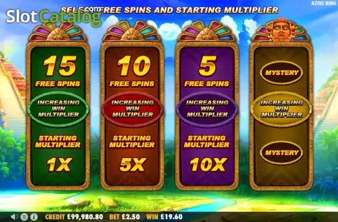 Screenshot7. Aztec King Megaways slot