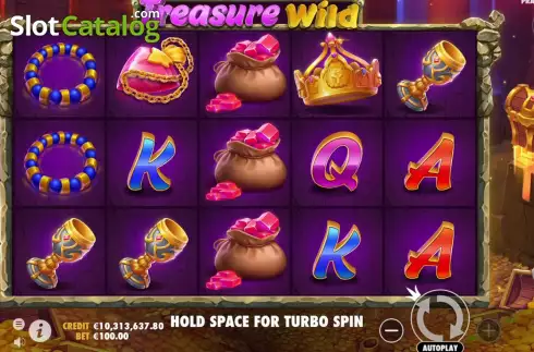Schermo2. Treasure Wild slot