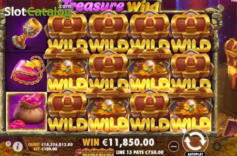 Bildschirm4. Treasure Wild slot