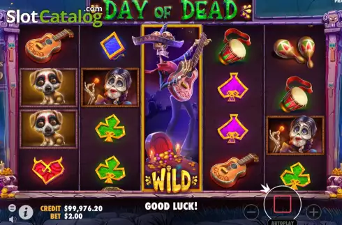 Bildschirm3. Day of Dead slot