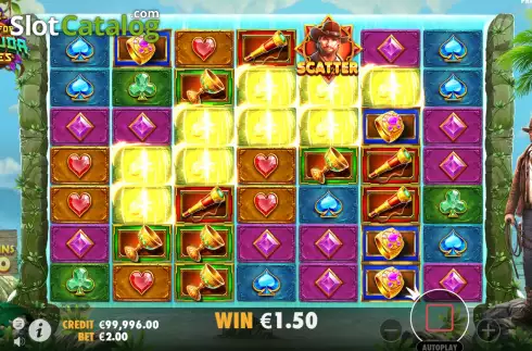 Win Screen 1. John Hunter and the Quest for Bermuda Riches slot