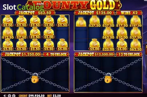 画面8. Bounty Gold カジノスロット