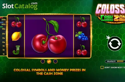 画面2. Colossal Cash Zone カジノスロット