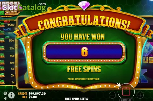Free Spins 1. Colossal Cash Zone slot