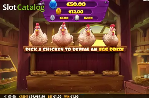 Bonus Game 1. Chicken Chase slot