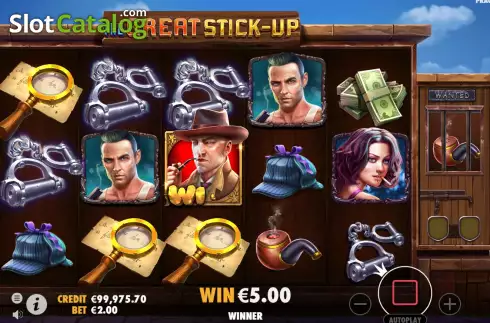 Free Spins 2. The Great Stick-Up slot