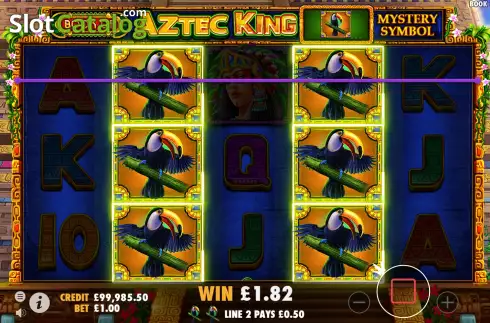 Win Screen. Book of Aztec King slot