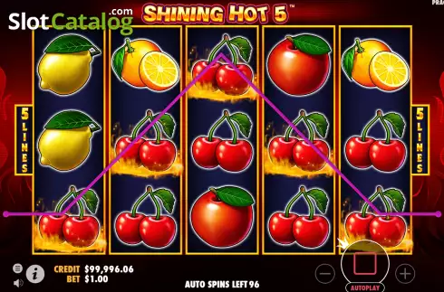 Bildschirm5. Shining Hot 5 slot