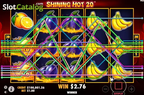 Bildschirm5. Shining Hot 20 slot