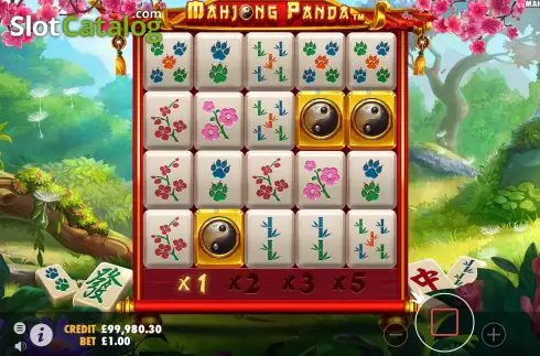 Free Spins Win Screen. Mahjong Panda slot