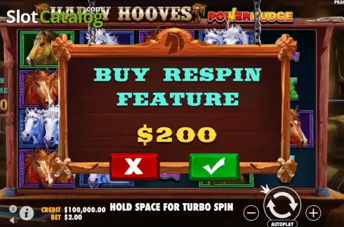 Buy Bonus Menu. Happy Hooves slot