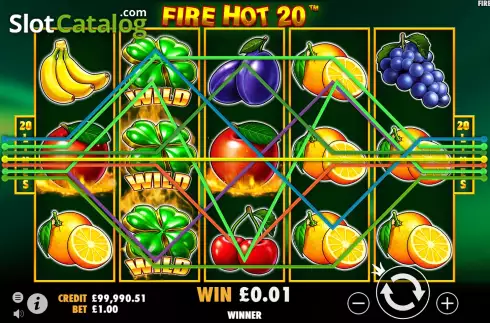 Bildschirm7. Fire Hot 20 slot