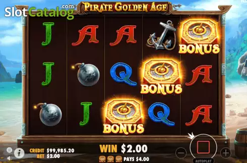 Bildschirm4. Pirate Golden Age slot
