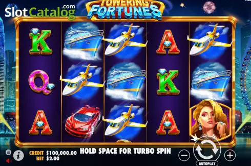 Captura de tela2. Towering Fortunes slot