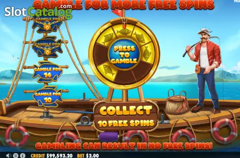 Free Spins Gamble. Lucky Fishing Megaways slot