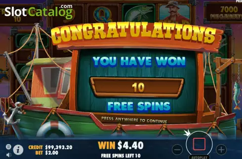 Free Spins 1. Lucky Fishing Megaways slot