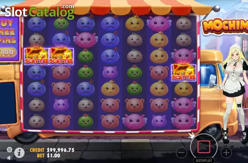 Free Spins Win Screen. Mochimon slot